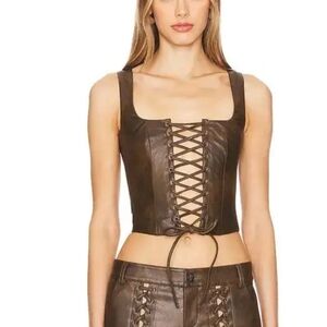LOBA Arcotis Bustier in Brown Size: Medium NEW